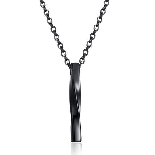 Wholesale titanium steel spiral Necklace JDC-NE-QianF004 Necklaces 千风 6 Wholesale Jewelry JoyasDeChina Joyas De China