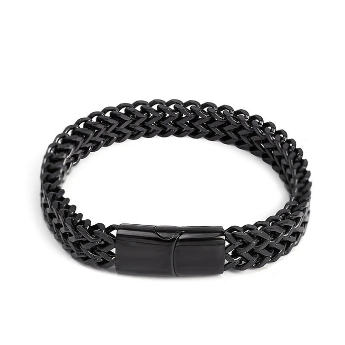 Wholesale Titanium Steel Stainless Steel Magnet Clasp Bracelet JDC-BT-YUJI001 Bracelet 钰吉 black19CM Wholesale Jewelry JoyasDeChina Joyas De China