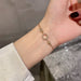 Wholesale Titanium Steel Zircon Full Diamond Tennis Chain Bracelet JDC-BT-HanJ007 Bracelet 韩爵 Wholesale Jewelry JoyasDeChina Joyas De China