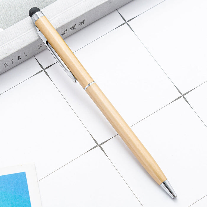 Wholesale Touch Advertising Metal Ballpoint Pen JDC-BP-ZhenK001 Ballpoint Pen 振凯 Champagne gold 1.0 Wholesale Jewelry JoyasDeChina Joyas De China