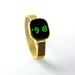 Wholesale Touch LED Magnetic Buckle Stainless Steel Alloy Ordinary Glass Mirror Electronic Watch JDC-WH-Jinj023 Watch 金嘉 green light golden Wholesale Jewelry JoyasDeChina Joyas De China