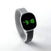 Wholesale Touch LED Magnetic Buckle Stainless Steel Alloy Ordinary Glass Mirror Electronic Watch JDC-WH-Jinj023 Watch 金嘉 green light silver Wholesale Jewelry JoyasDeChina Joyas De China