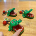 Wholesale Tricky Crocodile Shark Biting Finger Metal Keychain JDC-KC-MJL001 Keychains 莫江来 Crocodile OPP Wholesale Jewelry JoyasDeChina Joyas De China