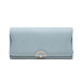 Wholesale Trifold PU Leather Clutch Wallet JDC-WT-Huob004 Wallet 霍珀 blue Wholesale Jewelry JoyasDeChina Joyas De China