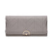 Wholesale Trifold PU Leather Clutch Wallet JDC-WT-Huob004 Wallet 霍珀 grey Wholesale Jewelry JoyasDeChina Joyas De China