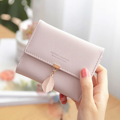 Wholesale Trifold PU Women Wallets JDC-WT-Huob007 Wallet 霍珀 Pink Wholesale Jewelry JoyasDeChina Joyas De China