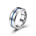 Wholesale tungsten steel colored band ring JDC-RS-QianF017 Rings 千风 1 7# Wholesale Jewelry JoyasDeChina Joyas De China