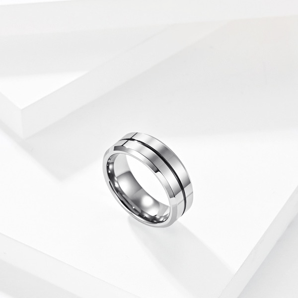 Wholesale tungsten steel colored band ring JDC-RS-QianF017 Rings 千风 Wholesale Jewelry JoyasDeChina Joyas De China