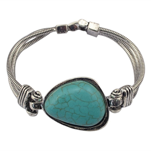 Wholesale Turquoise Alloy Bracelet JDC-BT-Yunl001 Bracelet 云罗 Wholesale Jewelry JoyasDeChina Joyas De China