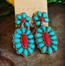 Wholesale turquoise alloy earrings JDC-ES-saip037 Earrings 赛蒲 1 Wholesale Jewelry JoyasDeChina Joyas De China