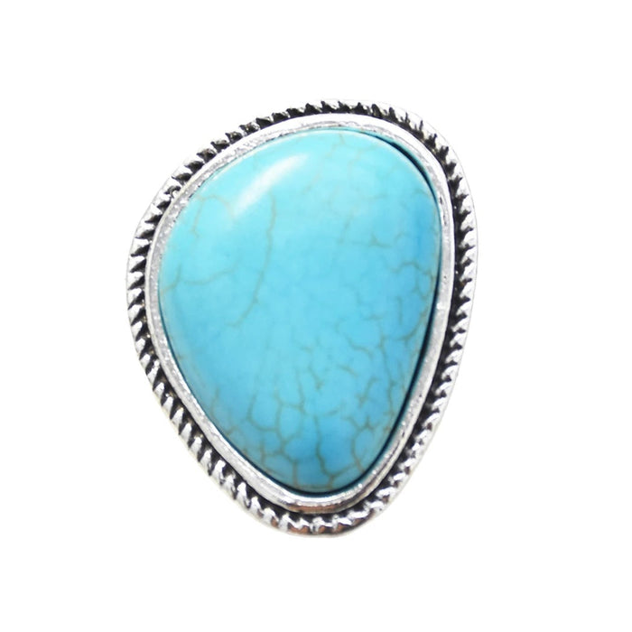 Wholesale turquoise alloy rings JDC-RS-Yunl002 Rings 云罗 B adjustable Wholesale Jewelry JoyasDeChina Joyas De China