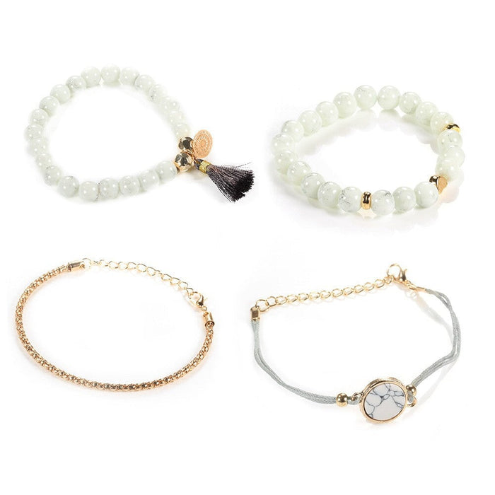 Wholesale Turquoise alloy tassel Bracelet JDC-BT-DaiR003 JoyasDeChina Wholesale Jewelry JoyasDeChina Joyas De China