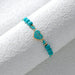 Wholesale turquoise braided alloy bracelet JDC-BT-YiD006 Bracelet 宜达 Wholesale Jewelry JoyasDeChina Joyas De China