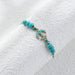 Wholesale turquoise braided alloy bracelet JDC-BT-YiD006 Bracelet 宜达 Wholesale Jewelry JoyasDeChina Joyas De China