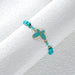 Wholesale turquoise braided alloy bracelet JDC-BT-YiD006 Bracelet 宜达 Wholesale Jewelry JoyasDeChina Joyas De China