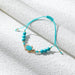 Wholesale turquoise braided alloy bracelet JDC-BT-YiD006 Bracelet 宜达 Wholesale Jewelry JoyasDeChina Joyas De China