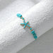 Wholesale turquoise braided alloy bracelet JDC-BT-YiD006 Bracelet 宜达 SL0203 Wholesale Jewelry JoyasDeChina Joyas De China