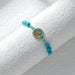 Wholesale turquoise braided alloy bracelet JDC-BT-YiD006 Bracelet 宜达 SL0204 Wholesale Jewelry JoyasDeChina Joyas De China