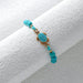 Wholesale turquoise braided alloy bracelet JDC-BT-YiD006 Bracelet 宜达 SL0206 Wholesale Jewelry JoyasDeChina Joyas De China