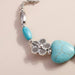 Wholesale Turquoise Heart Shaped Bracelet JDC-BT-Weny003 Bracelet 纹颖 Wholesale Jewelry JoyasDeChina Joyas De China