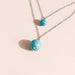 Wholesale Turquoise Multilayer Necklace JDC-NE-Weny022 NECKLACE 纹颖 Wholesale Jewelry JoyasDeChina Joyas De China