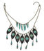 Wholesale Turquoise Rivet Tassel Alloy Necklace JDC-NE-Yunl023 Necklaces 云罗 Wholesale Jewelry JoyasDeChina Joyas De China