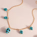 Wholesale turquoise skull necklace JDC-NE-Weny014 NECKLACE 纹颖 Wholesale Jewelry JoyasDeChina Joyas De China