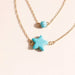 Wholesale Turquoise Star Necklace JDC-NE-Weny028 NECKLACE 纹颖 Wholesale Jewelry JoyasDeChina Joyas De China