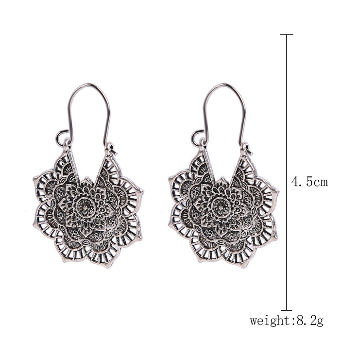 Wholesale turquoise vintage alloy earrings JDC-ES-ManY003 Earrings 满溢 4 Wholesale Jewelry JoyasDeChina Joyas De China