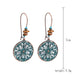 Wholesale turquoise vintage alloy earrings JDC-ES-ManY003 Earrings 满溢 Wholesale Jewelry JoyasDeChina Joyas De China