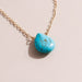 Wholesale Turquoise Water Drop Necklace JDC-NE-Weny023 NECKLACE 纹颖 Wholesale Jewelry JoyasDeChina Joyas De China