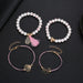 Wholesale Unicorn Pineapple Alloy Beaded Bracelet JDC-BT-A034 Bracelet 妙雅 Wholesale Jewelry JoyasDeChina Joyas De China