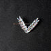 Wholesale V-shaped alloy crystal leaf hairpin JDC-HC-JE004 Hair Clips 璟恩 1 Wholesale Jewelry JoyasDeChina Joyas De China