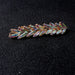 Wholesale V-shaped alloy crystal leaf hairpin JDC-HC-JE004 Hair Clips 璟恩 3 Wholesale Jewelry JoyasDeChina Joyas De China