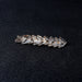 Wholesale V-shaped alloy crystal leaf hairpin JDC-HC-JE004 Hair Clips 璟恩 4 Wholesale Jewelry JoyasDeChina Joyas De China