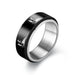 Wholesale vacuum titanium steel rotating ring JDC-RS-Dingc012 Rings 顶潮 Wholesale Jewelry JoyasDeChina Joyas De China