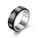 Wholesale vacuum titanium steel rotating ring JDC-RS-Dingc012 Rings 顶潮 Wholesale Jewelry JoyasDeChina Joyas De China