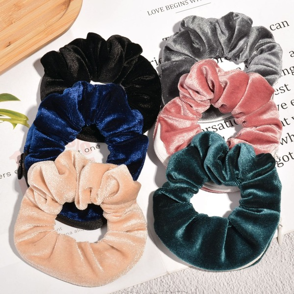 Bulk Jewelry Wholesale velvet Hair Scrunchies JDC-HS-K077 Wholesale factory from China YIWU China