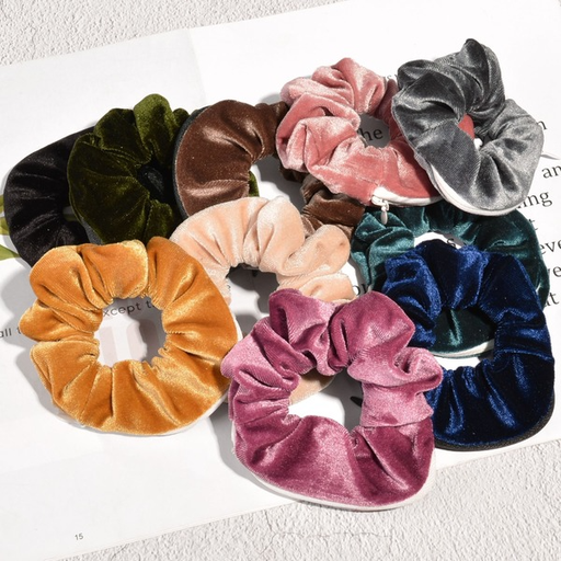 Bulk Jewelry Wholesale velvet Hair Scrunchies JDC-HS-K077 Wholesale factory from China YIWU China