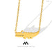 Wholesale versatile zircon inlaid crocodile Necklace stainless steel JDC-NE-MiLi006 Necklaces 谜丽 Wholesale Jewelry JoyasDeChina Joyas De China