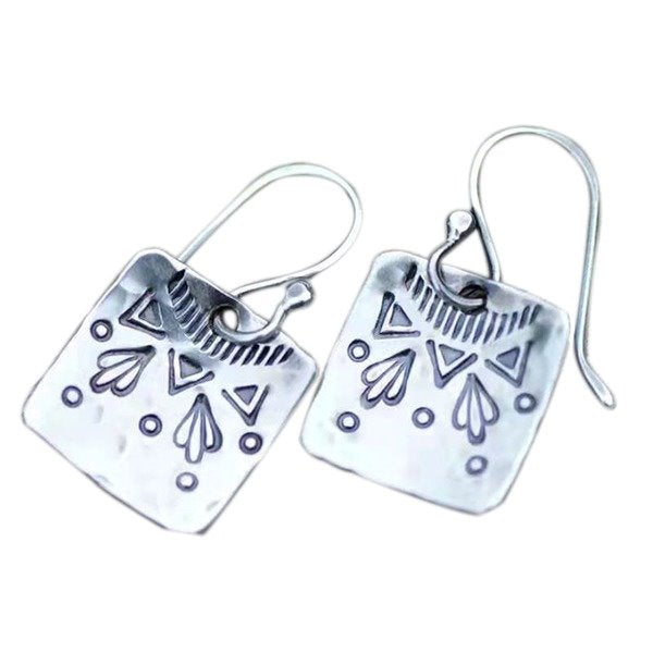 Wholesale vintage alloy engraving earrings JDC-ES-WN006 Earrings 薇妮 Wholesale Jewelry JoyasDeChina Joyas De China