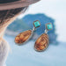 Wholesale Vintage Alloy Turquoise Earrings JDC-ES-Saip026 Earrings 赛蒲 Wholesale Jewelry JoyasDeChina Joyas De China