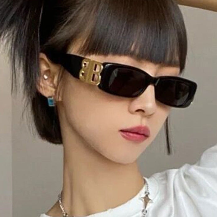 Wholesale vintage B-line small frame square sunglasses JDC-SG-KD136 Sun Glasses 珂盾 Wholesale Jewelry JoyasDeChina Joyas De China