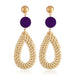 Wholesale vintage bamboo rattan hand-woven earrings JDC-ES-ManY001 Earrings 满溢 10 Wholesale Jewelry JoyasDeChina Joyas De China