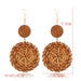 Wholesale vintage bamboo rattan hand-woven earrings JDC-ES-ManY001 Earrings 满溢 12 Wholesale Jewelry JoyasDeChina Joyas De China