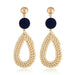 Wholesale vintage bamboo rattan hand-woven earrings JDC-ES-ManY001 Earrings 满溢 Wholesale Jewelry JoyasDeChina Joyas De China