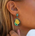 Wholesale vintage cactus sunflower turquoise earrings JDC-ES-saip040 Earrings 赛蒲 Wholesale Jewelry JoyasDeChina Joyas De China