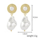 Wholesale vintage court style pearl stud earrings JDC-ES-ManY002 Earrings 满溢 4 Wholesale Jewelry JoyasDeChina Joyas De China