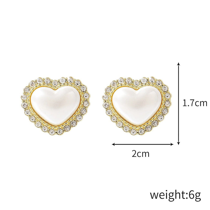 Wholesale vintage court style pearl stud earrings JDC-ES-ManY002 Earrings 满溢 5 Wholesale Jewelry JoyasDeChina Joyas De China