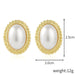 Wholesale vintage court style pearl stud earrings JDC-ES-ManY002 Earrings 满溢 Wholesale Jewelry JoyasDeChina Joyas De China